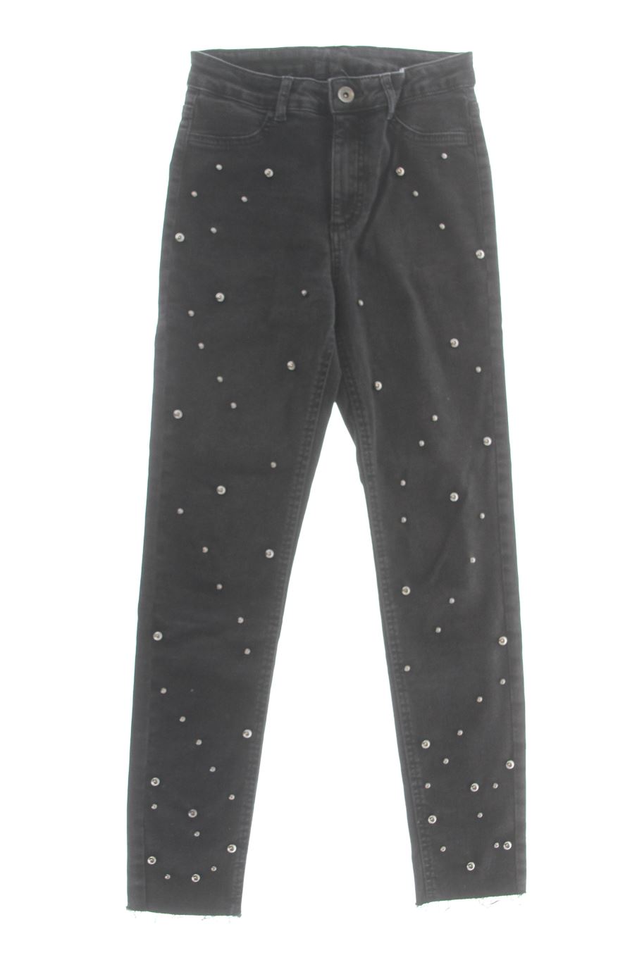 Jeans Calzedonia de la taille XS, de couleur noir de denim
