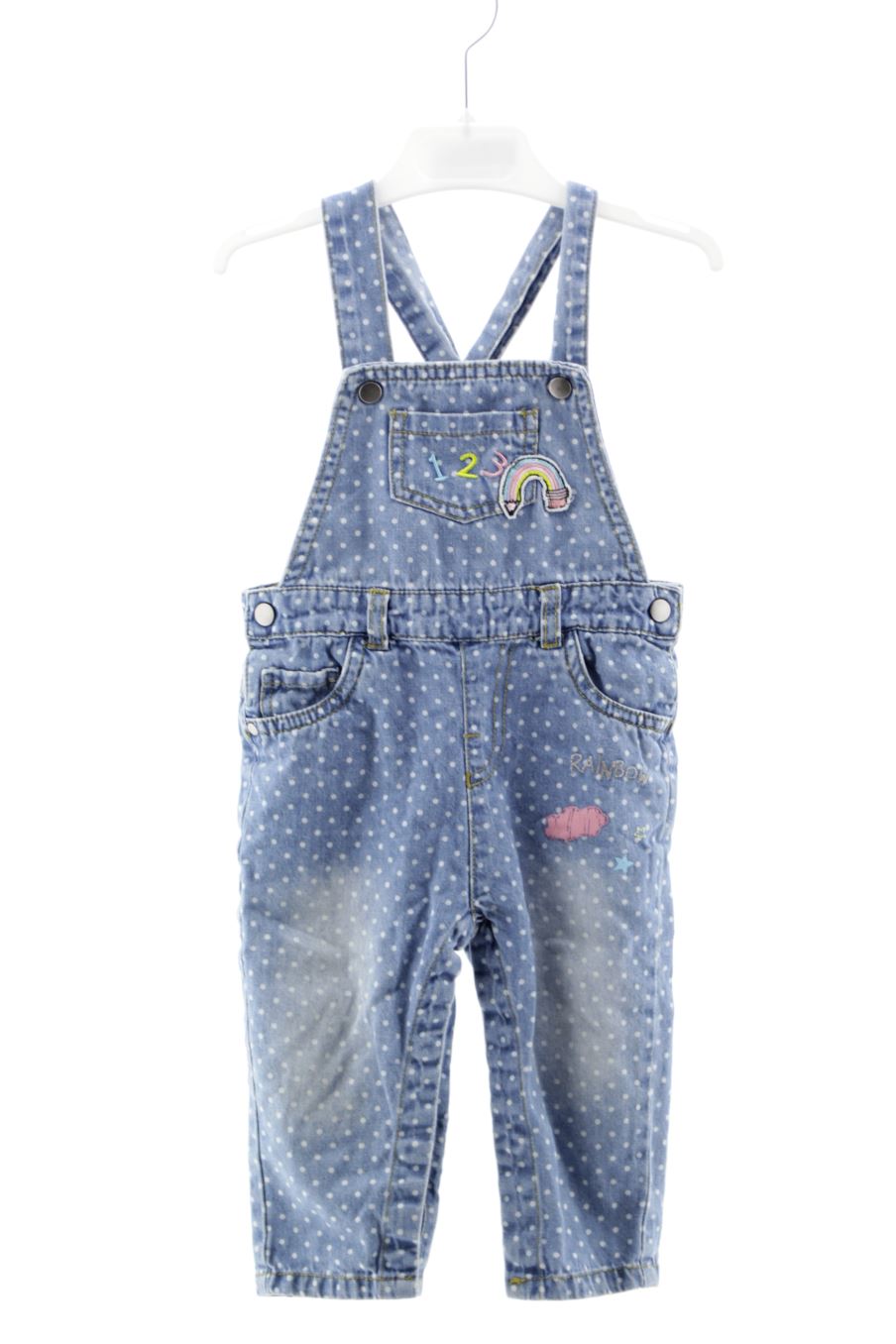 Salopette Tissaia de la taille 18 mois de denim de seconde main