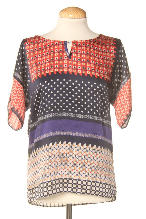 Blusa a maniche corte