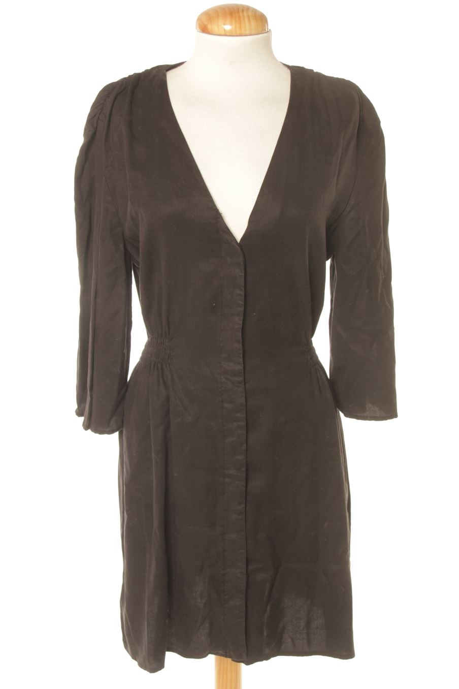 Robe casual Zara de la taille M, de couleur noir