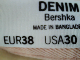 Pantalón corto de Bershka de la talla 38