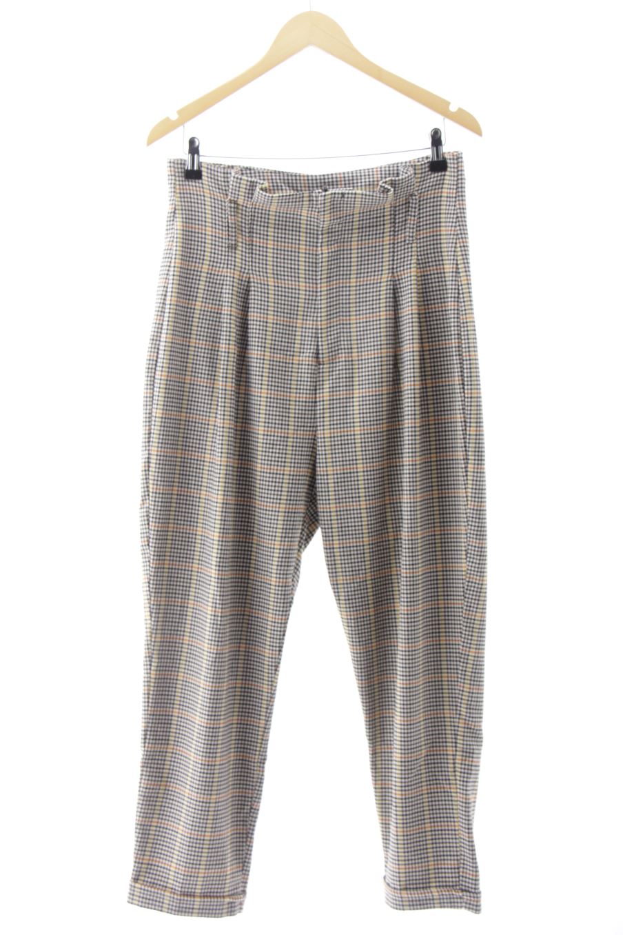 Pantalon Bershka de la taille 42, de couleur carreaux