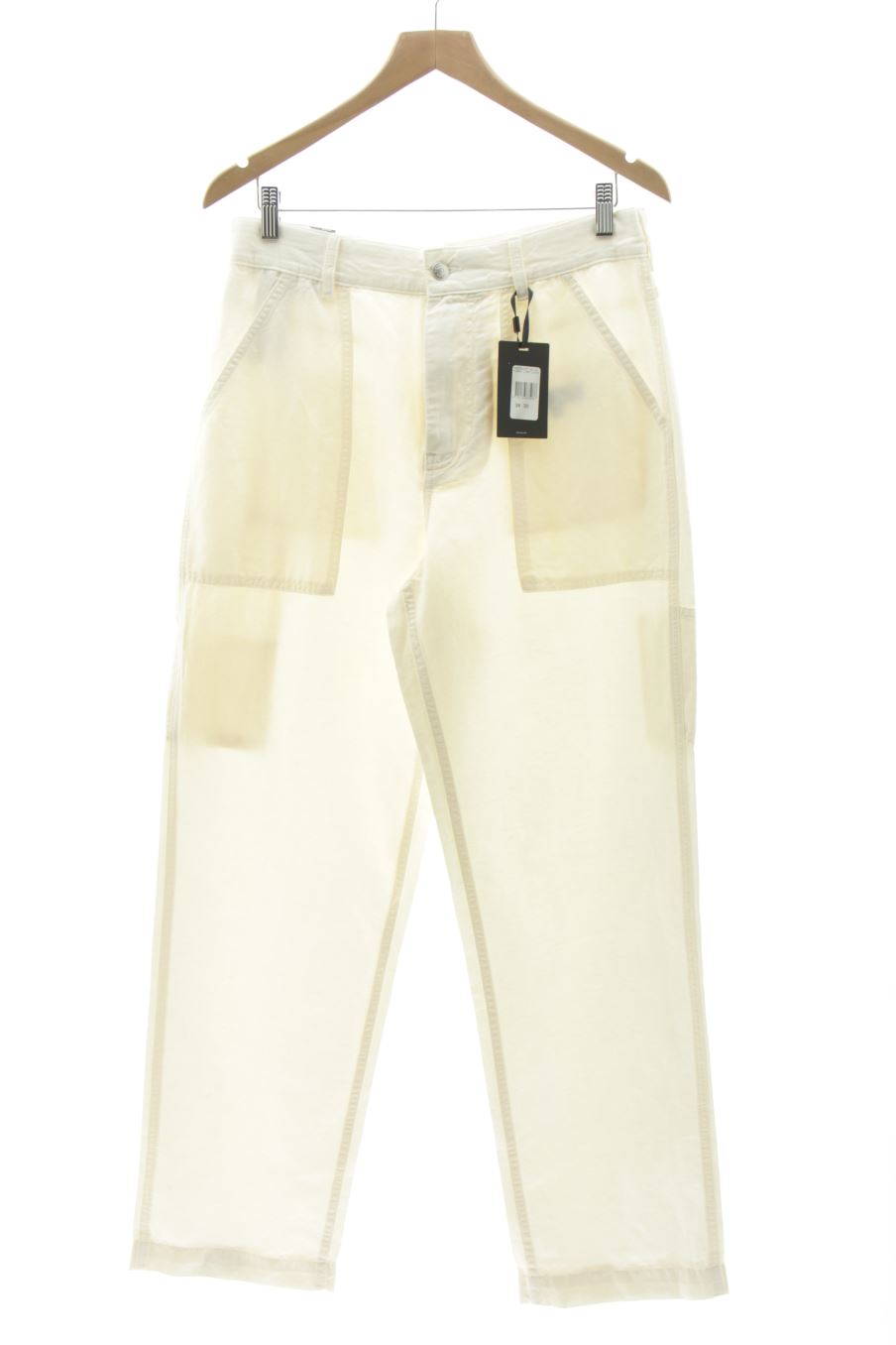 Pantalon Tommy Hilfiger de la taille 42, de couleur blanc