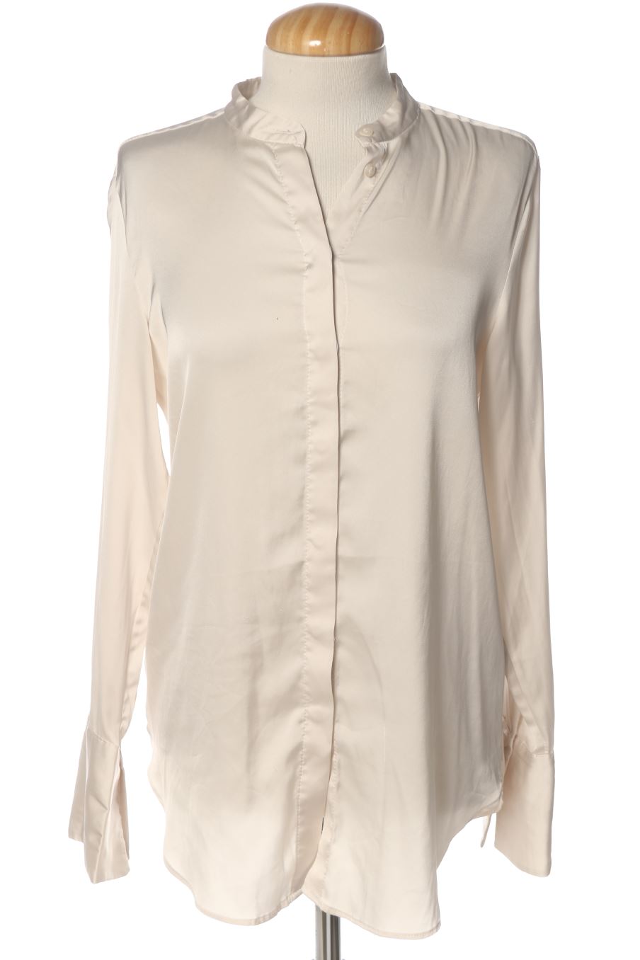 Blouse à manches longues H&M de la taille 34, de couleur blanc
