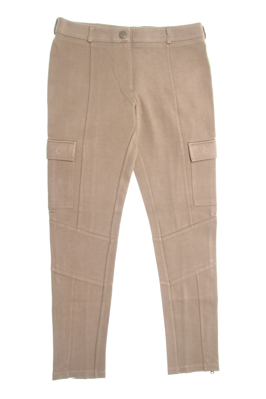 Pantalón Casual de Mango de la talla M, de color verde