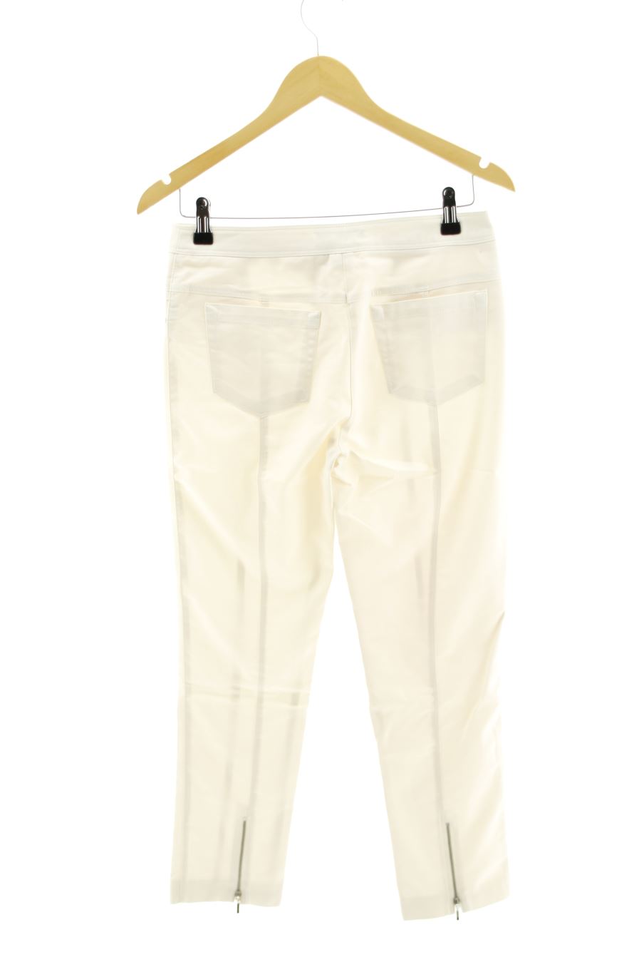 Pantalón Casual de ABSOLU de la talla 36, de color blanco