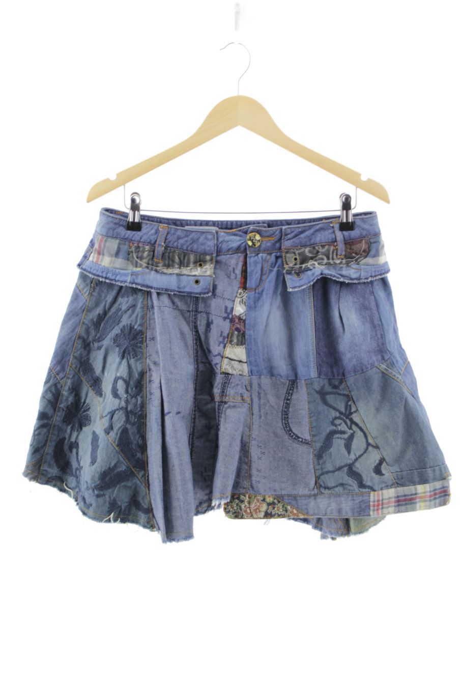Jupe Desigual de la taille 42, de couleur bleu de denim