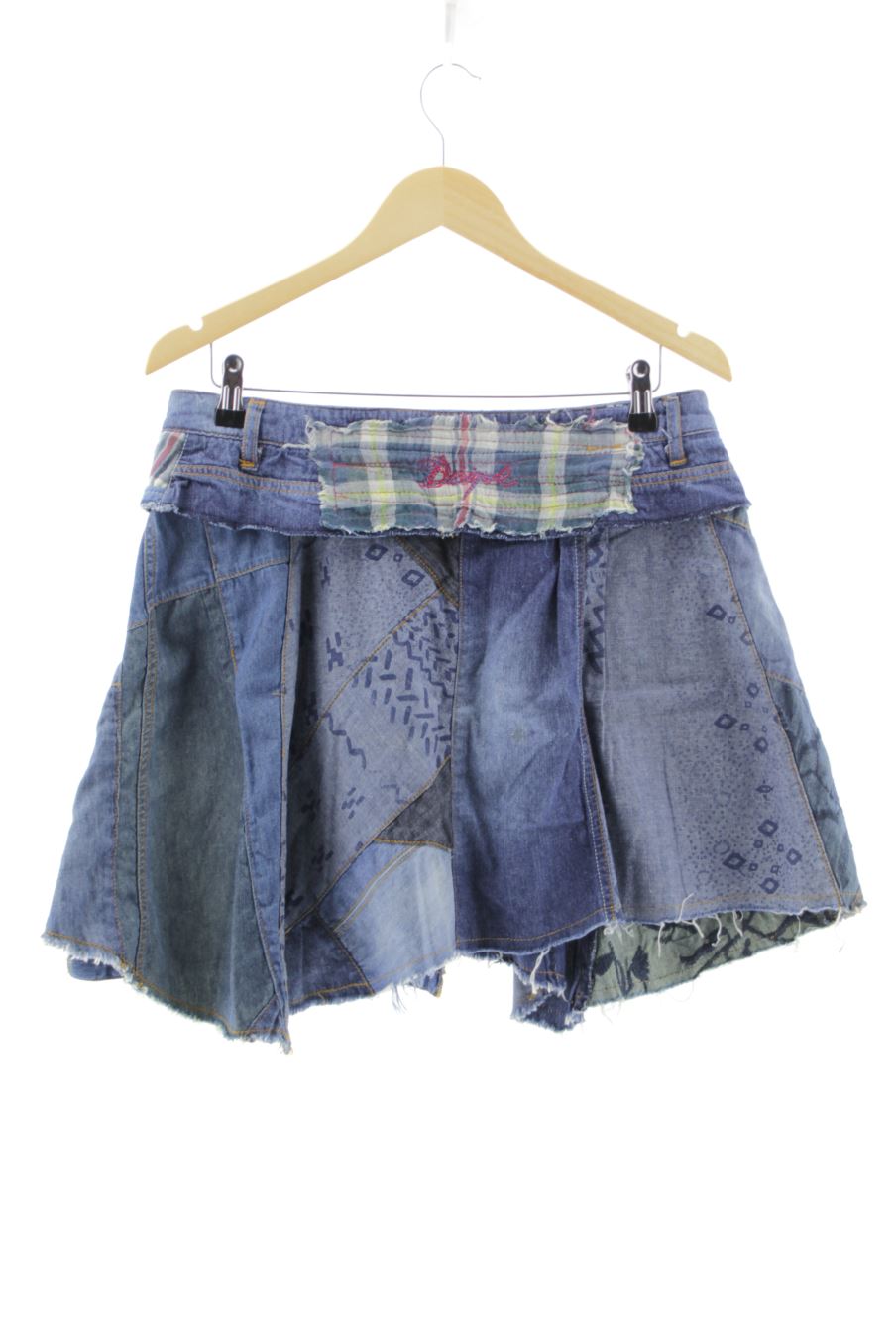 Jupe Desigual de la taille 42, de couleur bleu de denim