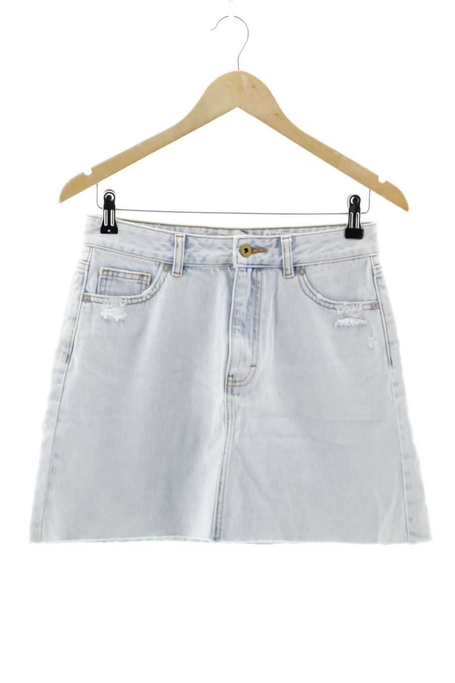 Jupe Pull & Bear de la taille M, de couleur bleu de denim