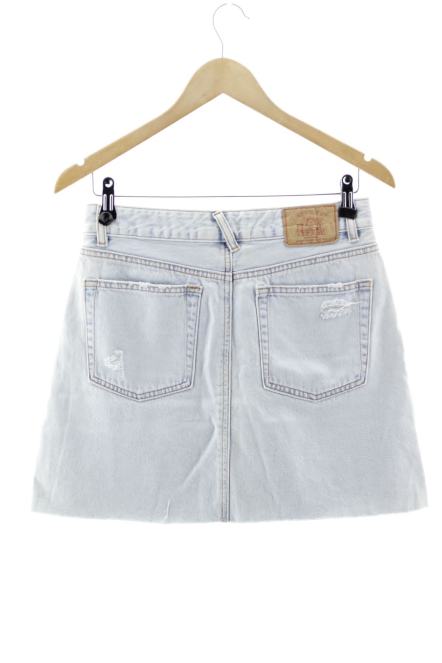 Jupe Pull & Bear de la taille M, de couleur bleu de denim