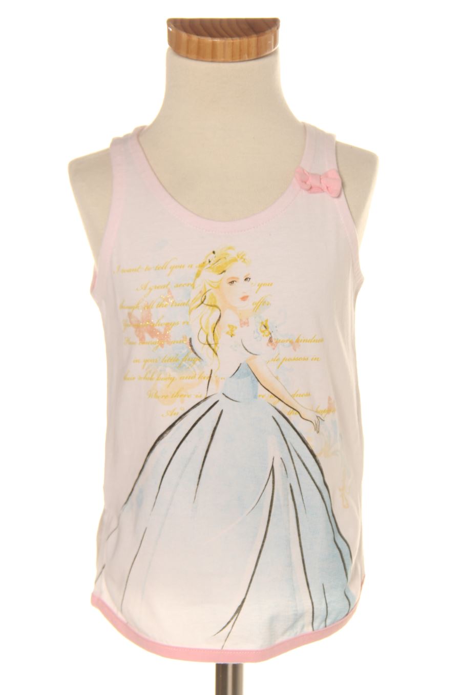 Camiseta sin mangas de Disney de la talla 4 años con etiqueta