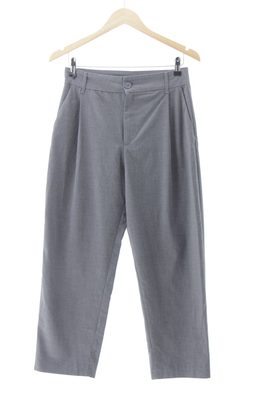 Pantalón de Zara de la talla XS, de color gris