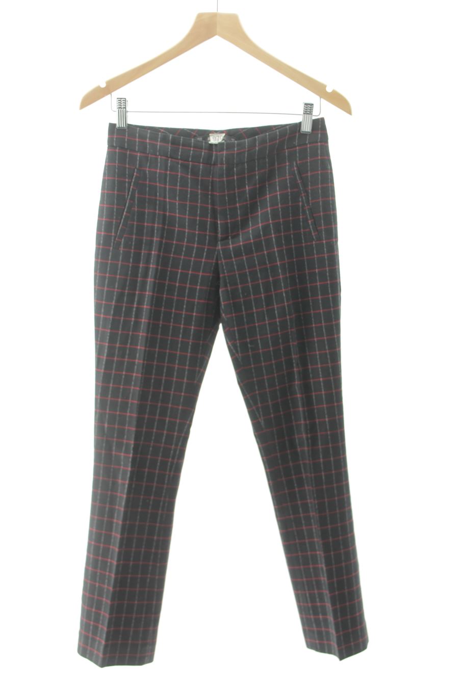 Pantaloni de Zara de la talla XS, de color quadri