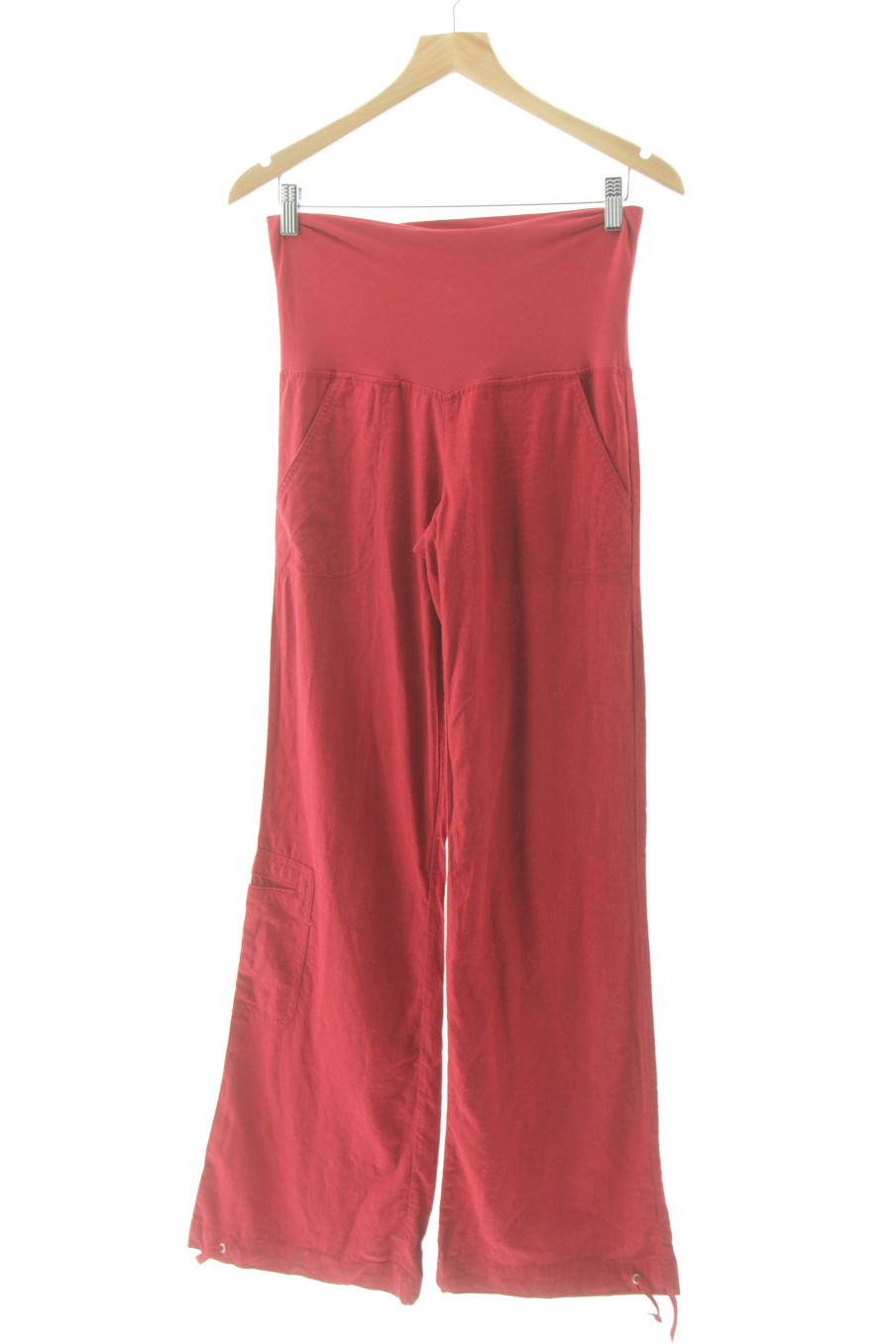 Pantalon Casual Stradivarius de la taille S, de couleur rouge