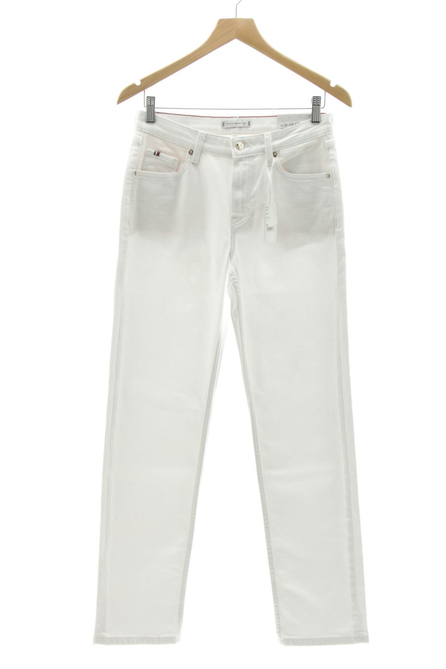 Jeans Tommy Hilfiger de la taille 38, de couleur blanc de denim