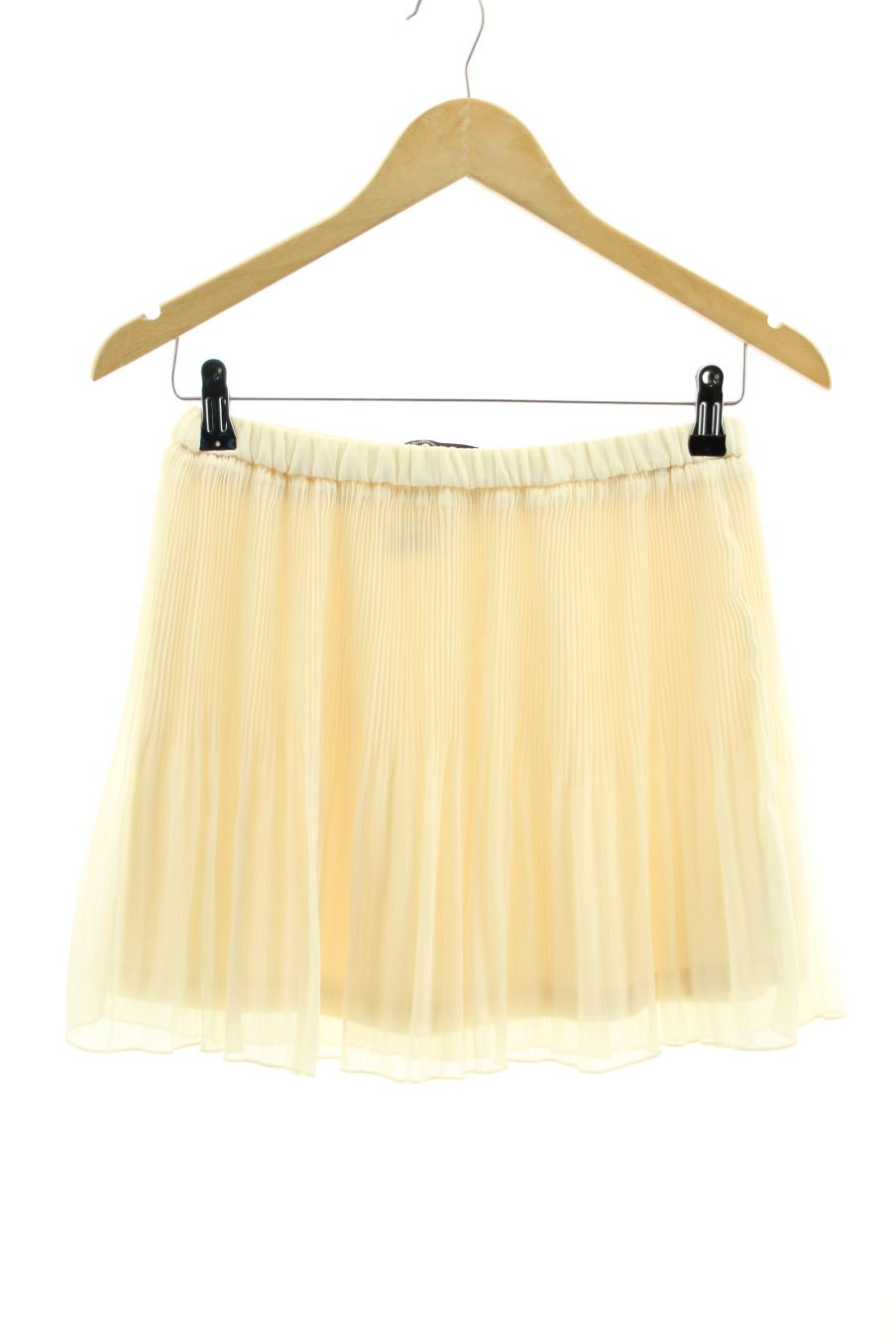 Falda de Trafaluc de la talla S, de color beige