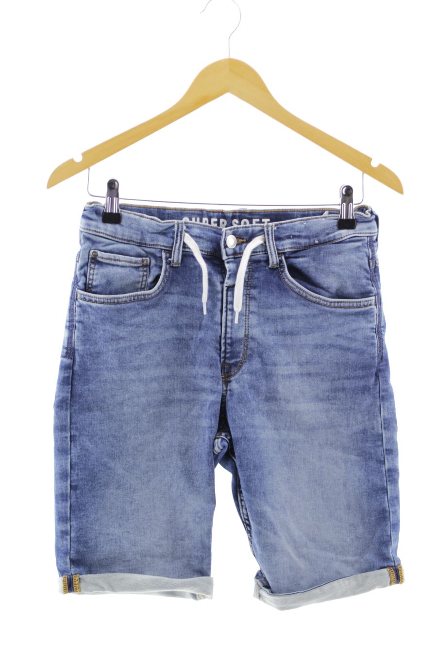 Vaquero corto de H&M de la talla 14 años de denim de segunda mano