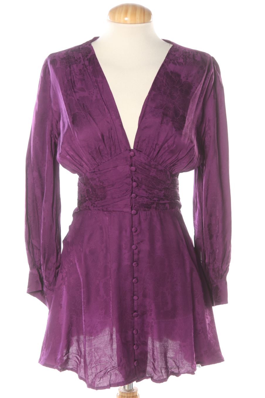 Robe casual Zara de la taille S, de couleur pourpre