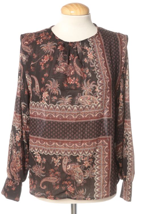 Blusa a maniche lunghe