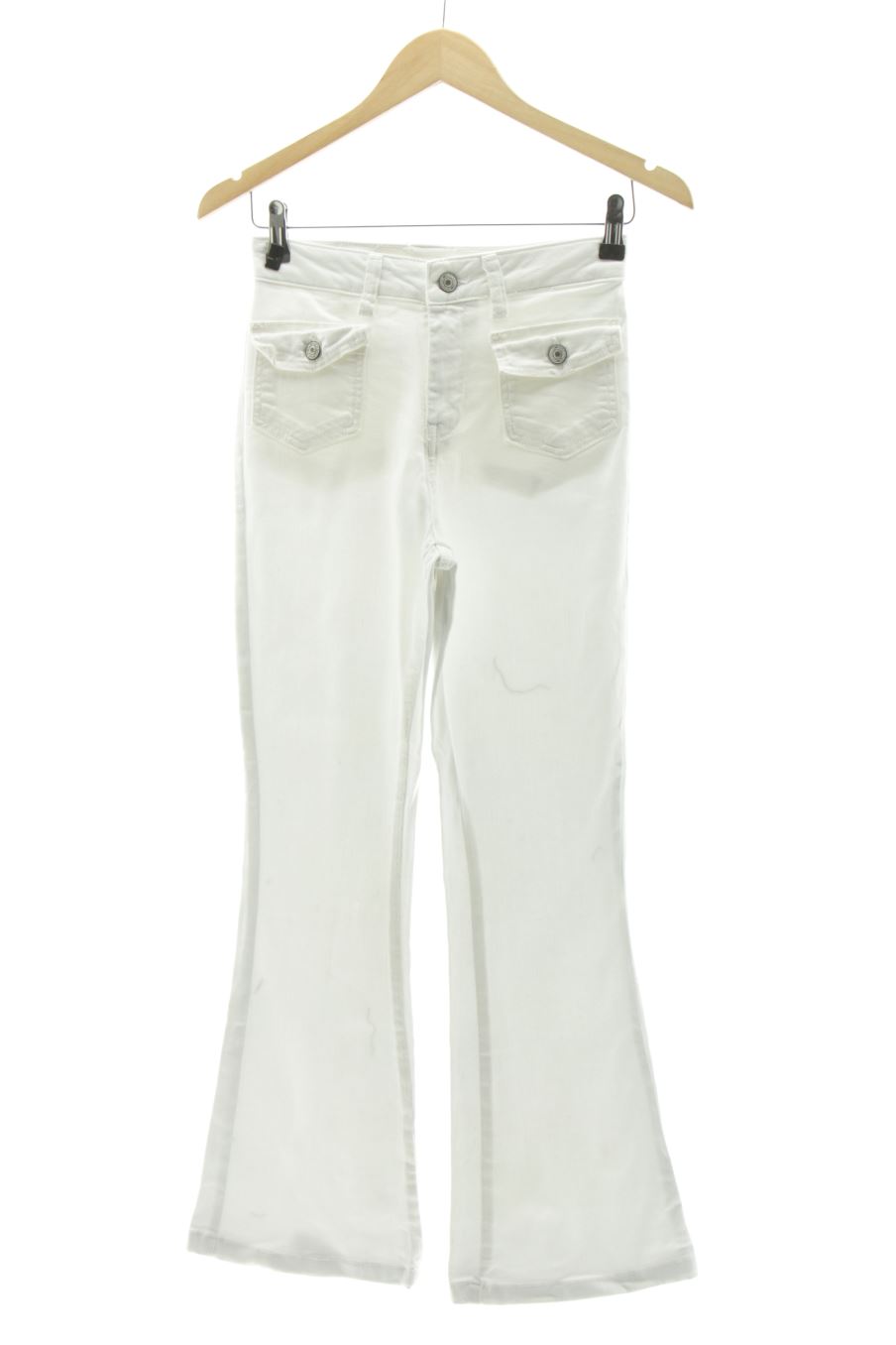 Jeans Nicoli de la taille 32, de couleur blanc de denim