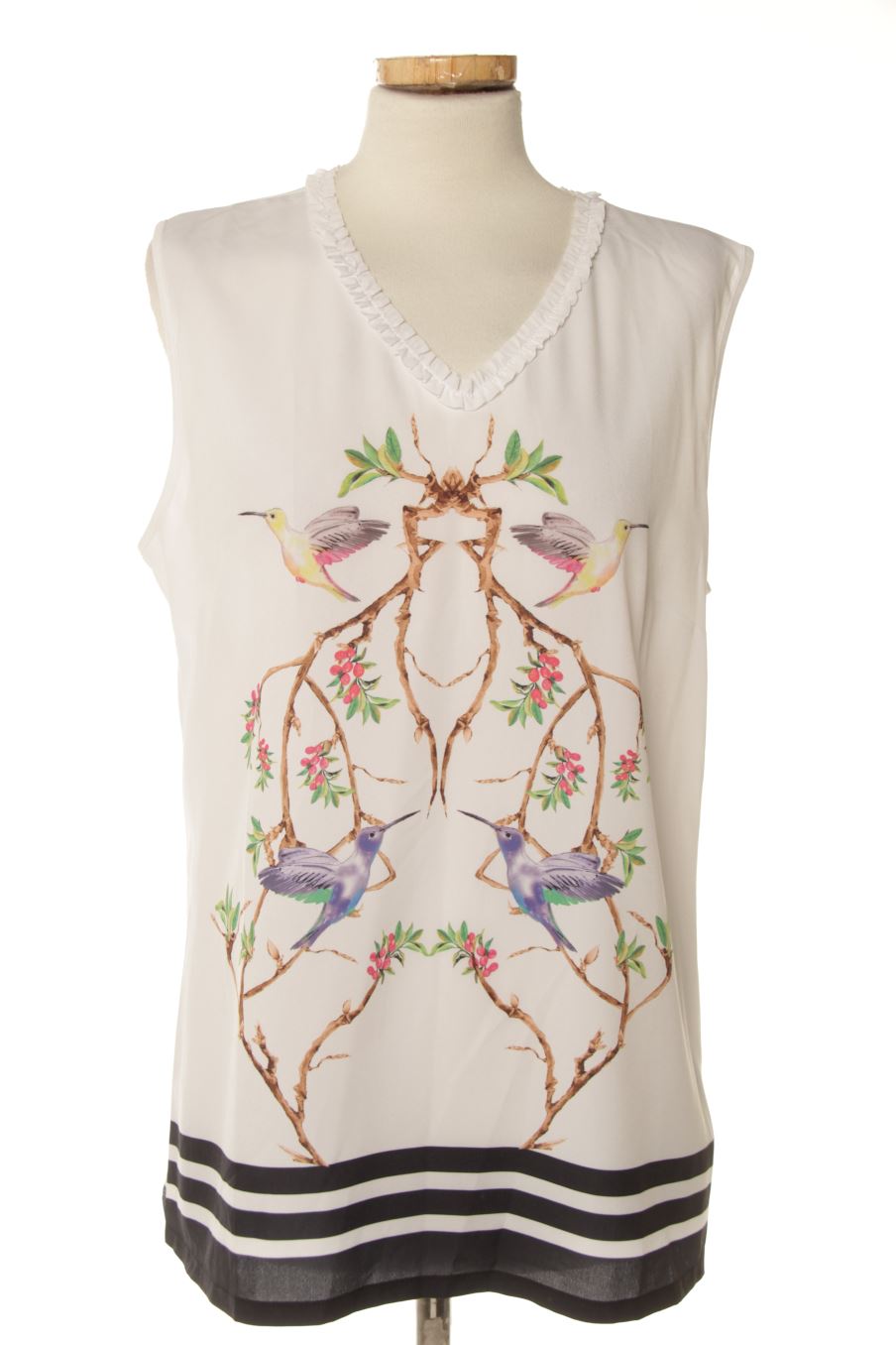 Top Milano de la taille 44, de couleur blanc