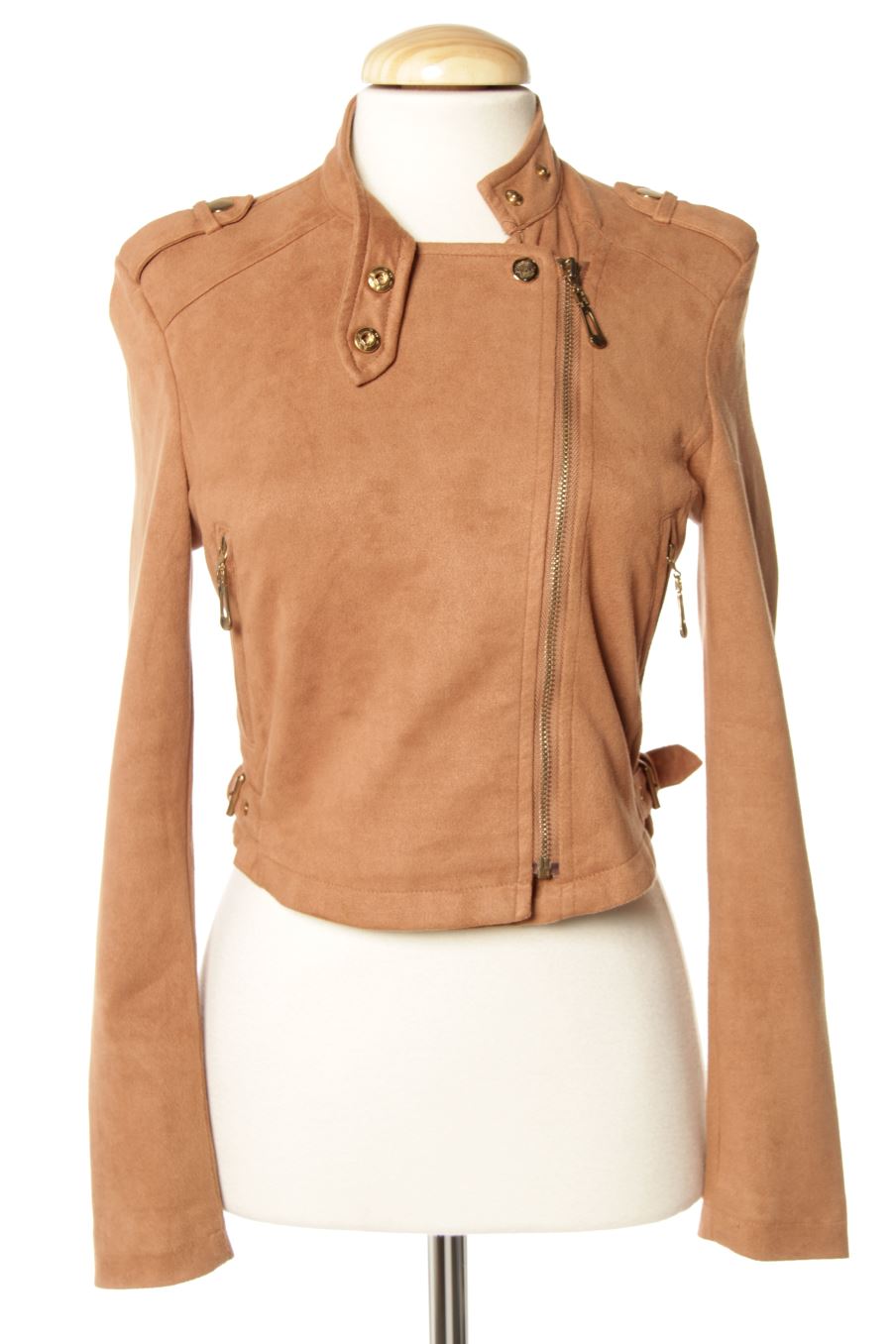 Cazadora de Boohoo de la talla 32, de color marrón