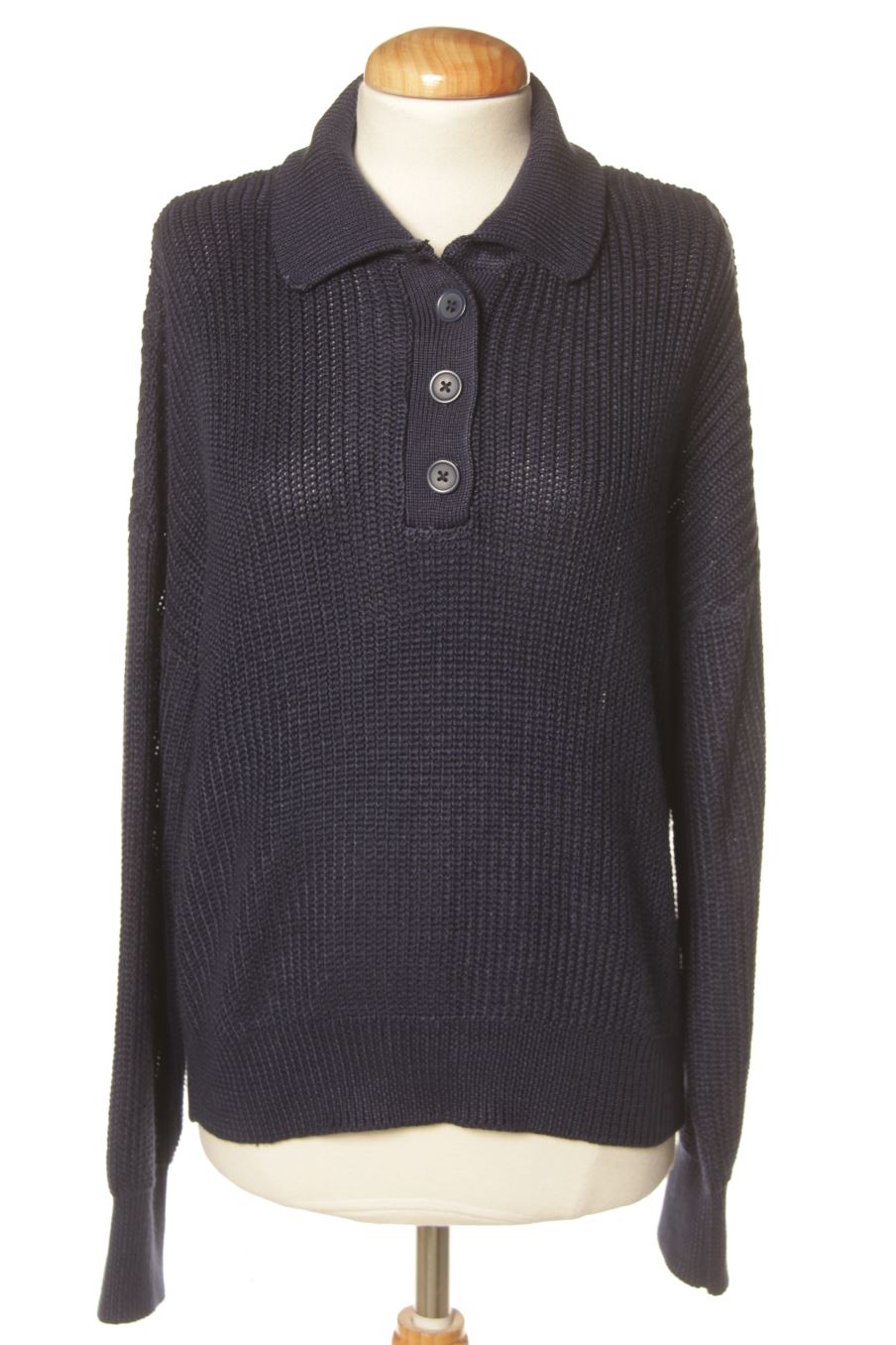 Pull Stradivarius de la taille M, de couleur bleu marine