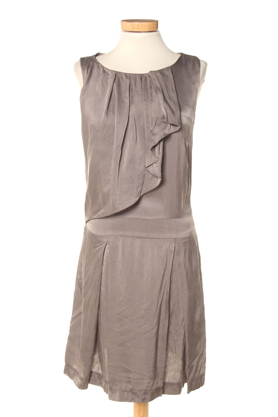 Robe casual Naf Naf de la taille 38, de couleur gris