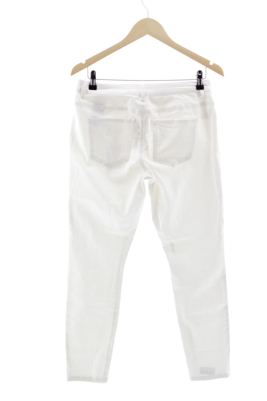 Jeans von Jacqueline De Yong Größe L, Farbe Weiss, aus Jeanskleidung für