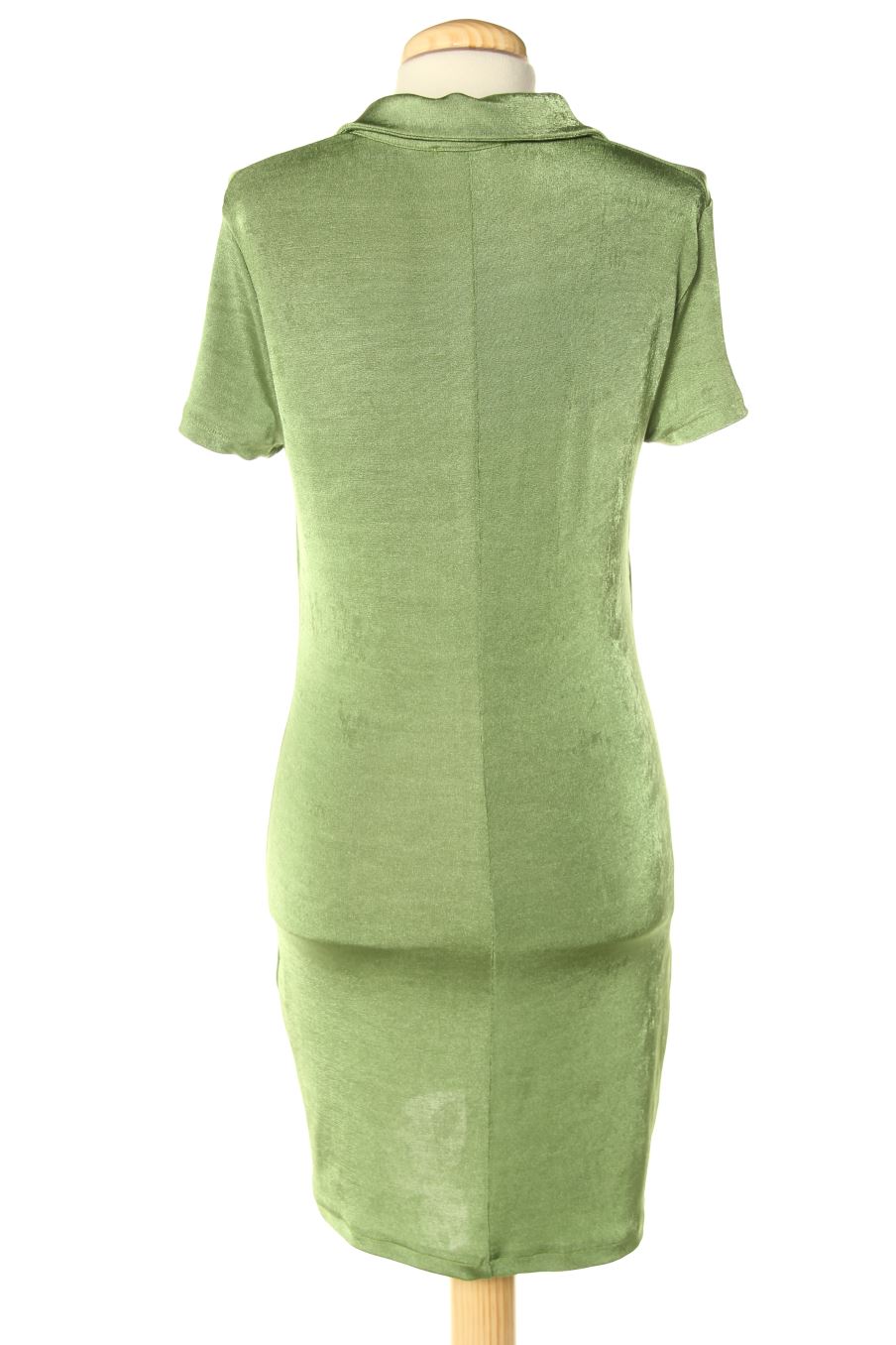 Robe casual Pull & Bear de la taille S, de couleur vert