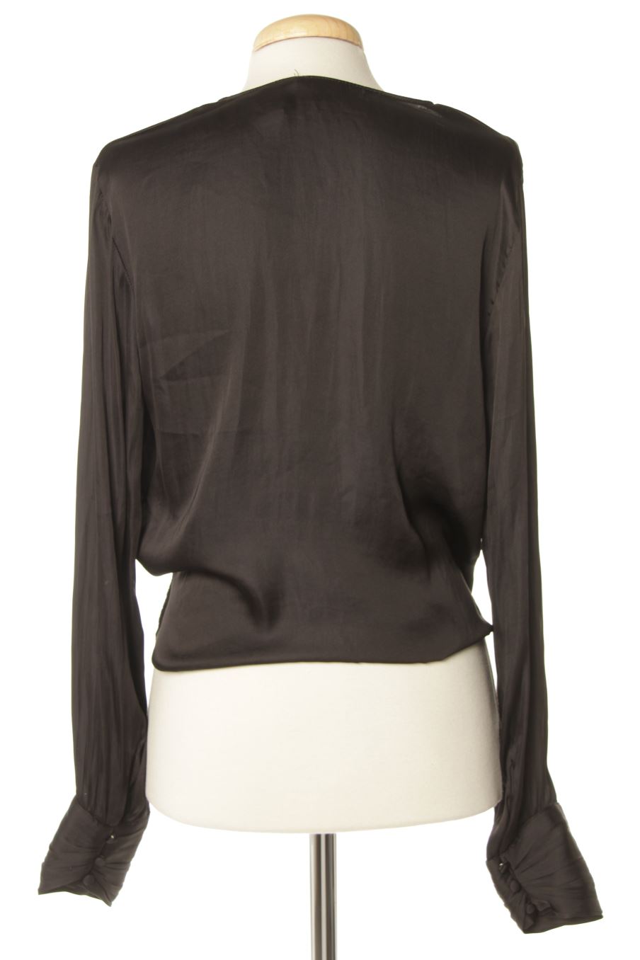 Blouse à manches longues H&M de la taille 40, de couleur noir