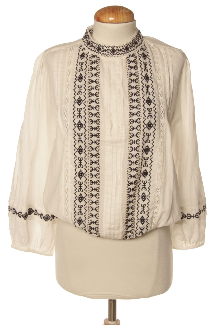 Blouse à manches longues Sfera de la taille S, de couleur blanc