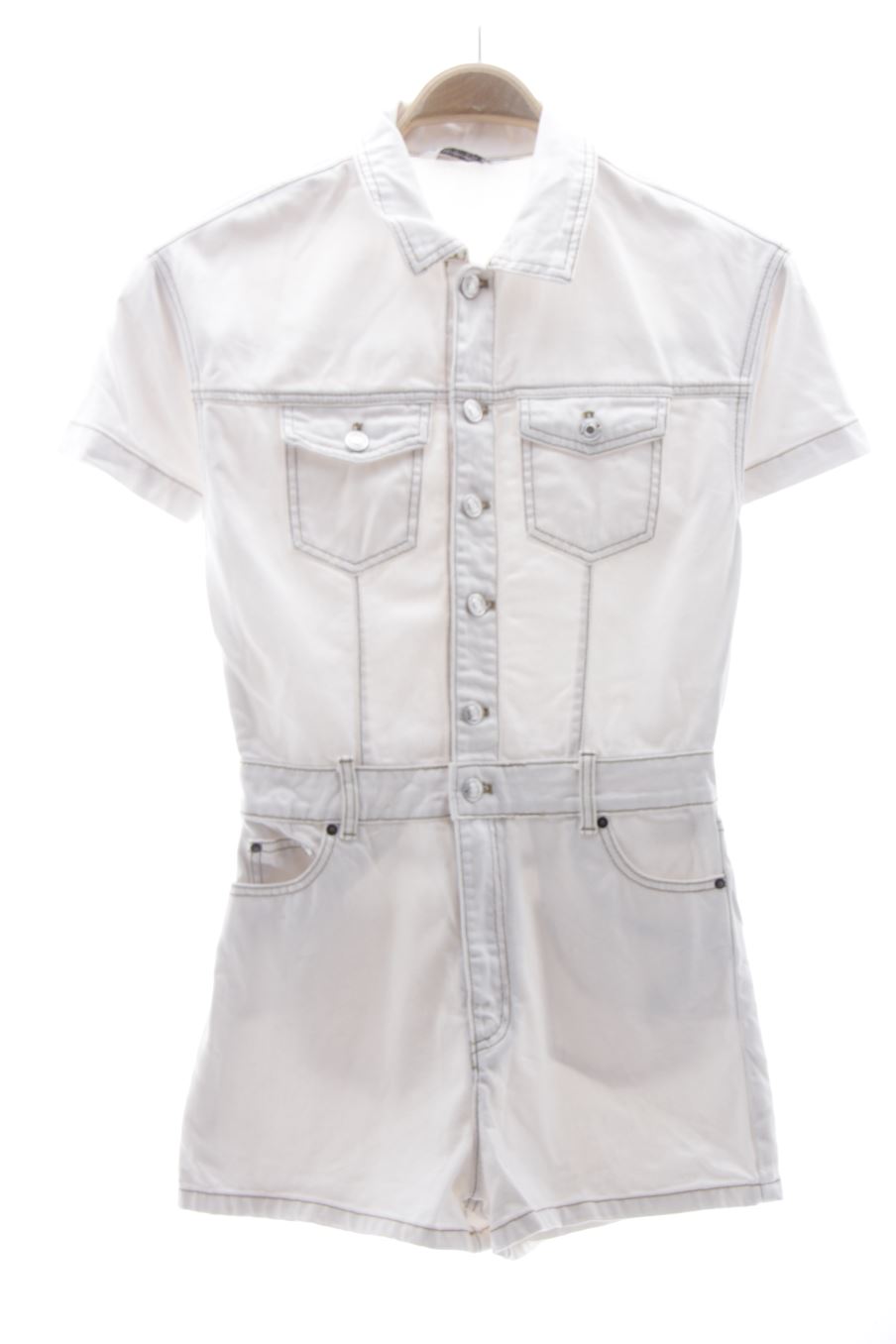 Denim Mono Blanco Mujer Stradivarius Mujer Stradivarius Mono Rojo