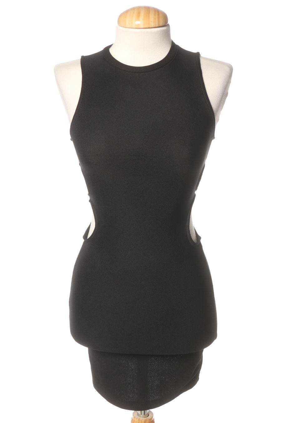 Robe casual Pull & Bear de la taille XS, de couleur noir