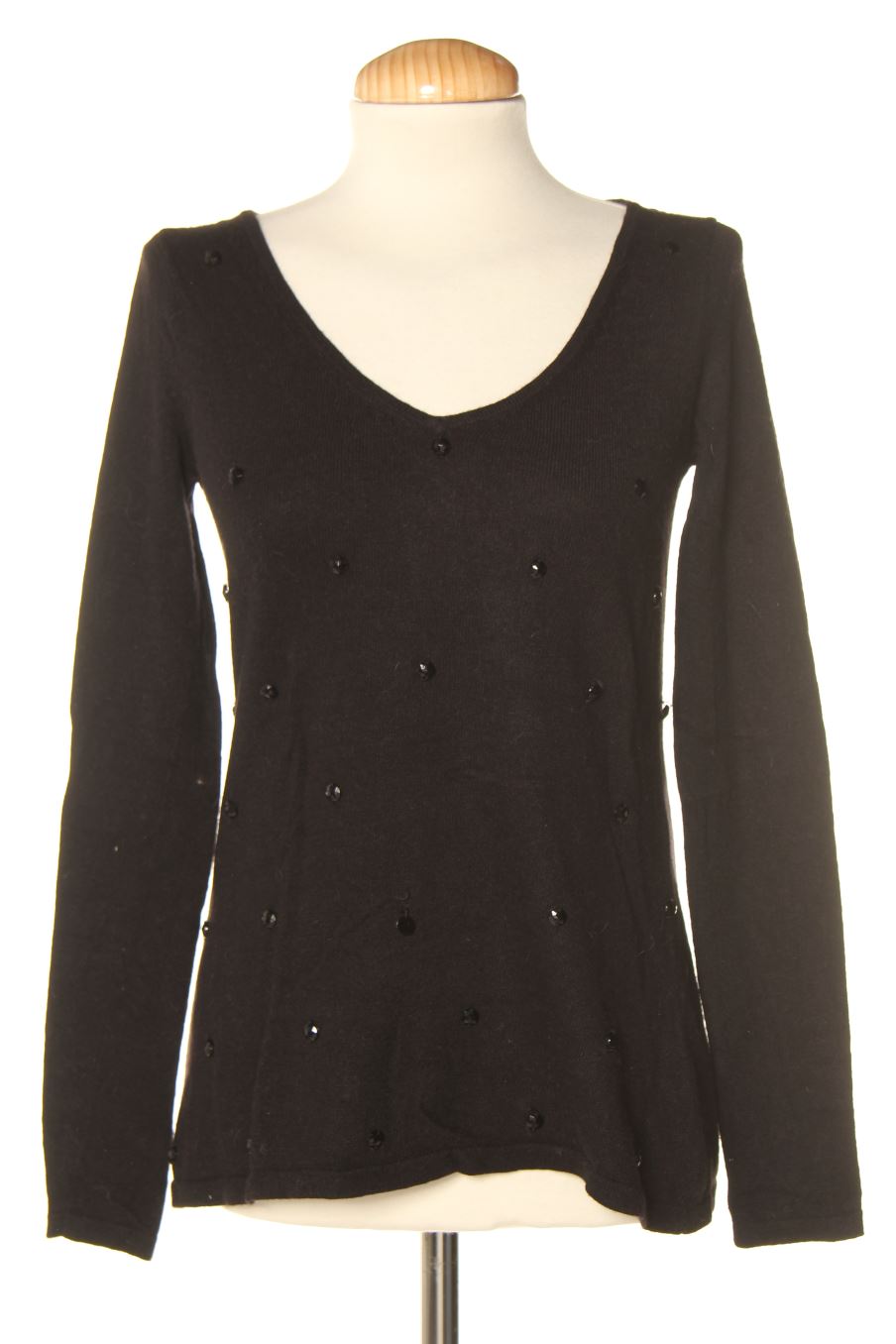 Pull Grain de Malice de la taille XS, de couleur noir