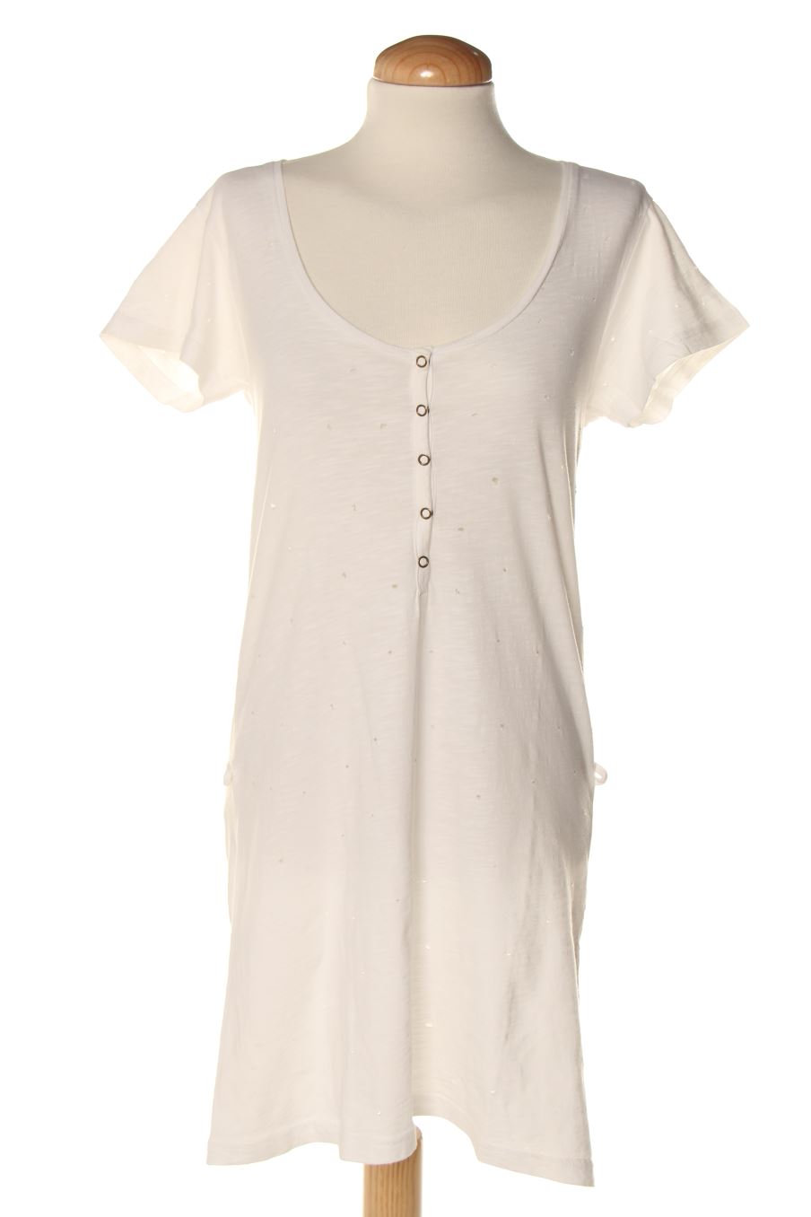 Robe casual Le temps des cerises de la taille S, de couleur blanc