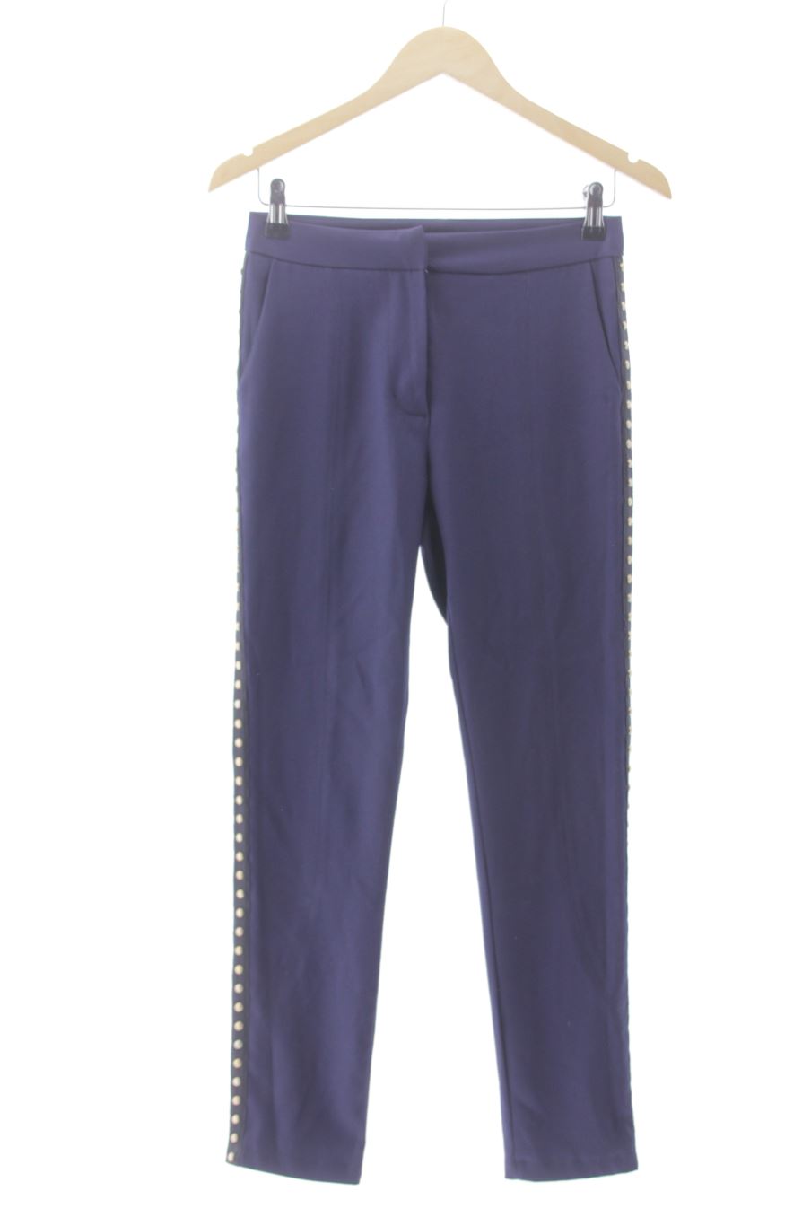 Pantalon La morena de la taille XS, de couleur bleu marine
