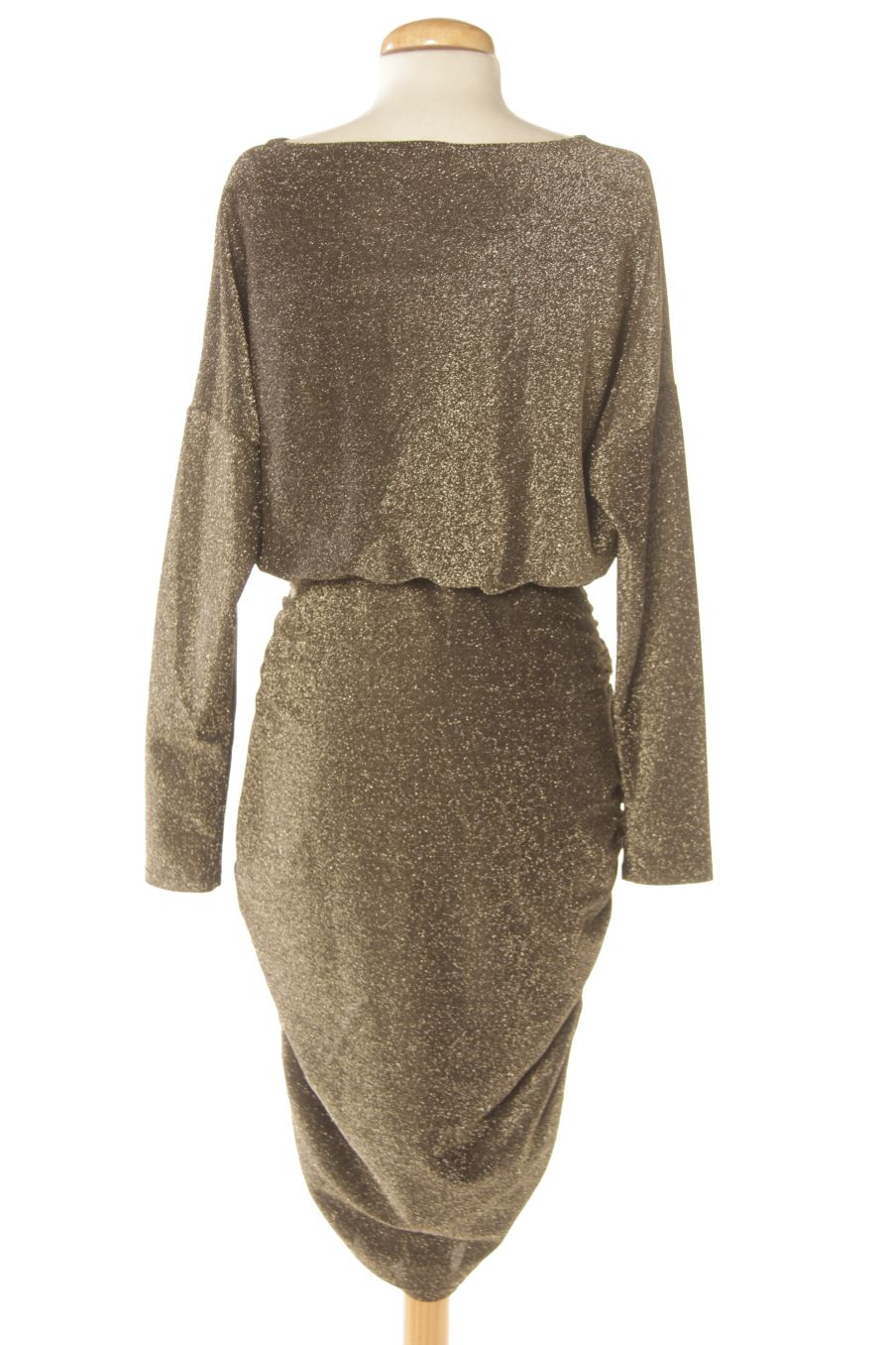 Vestido elegante de River island de la talla M, de color dorado