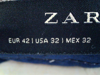 Pantalon largo de Zara de la talla 42