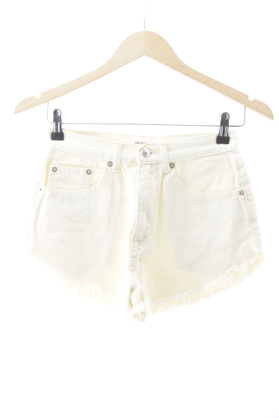 Kurze Hose von Pull & Bear Größe 34, Farbe Beige, aus Jeanskleidung für