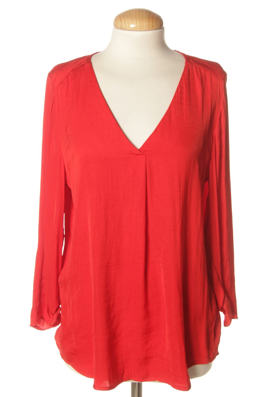 Langärmelige Bluse von Sfera Größe M, Farbe Rot, für