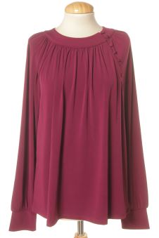 Blusa de manga larga L Ann Taylor