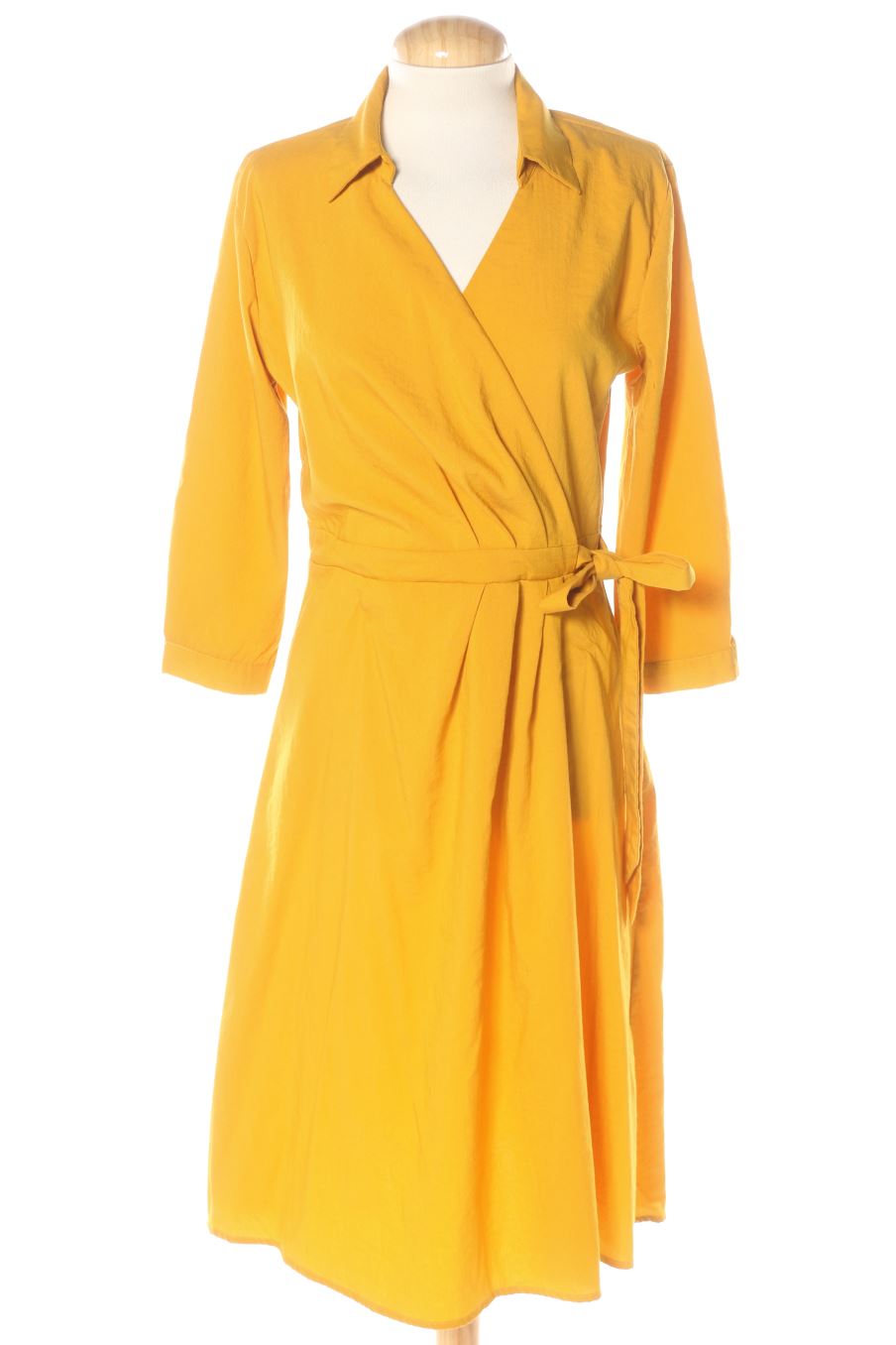 Vestido casual de Vila de la talla 38, de color mostaza
