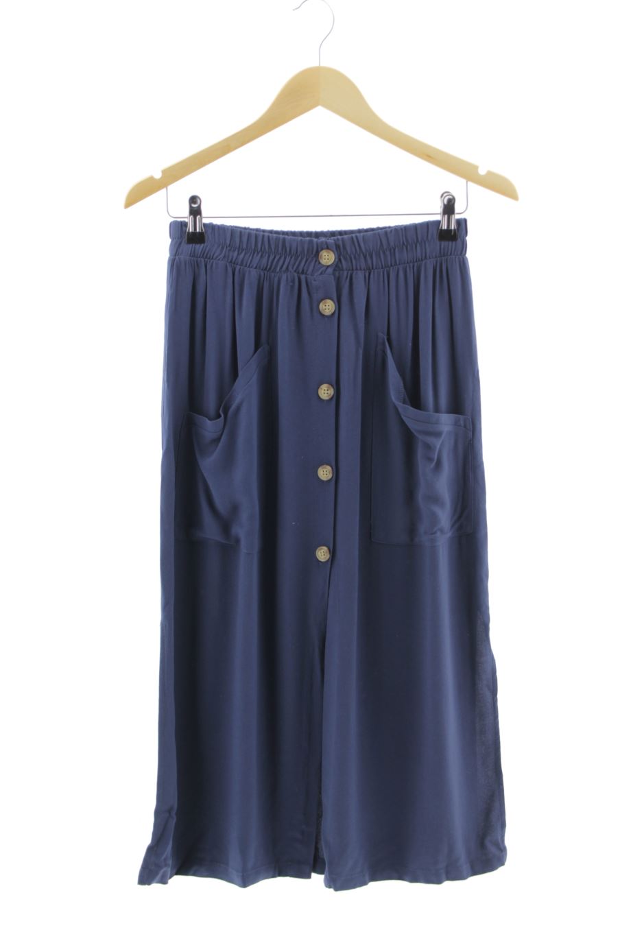 Jupe Pull & Bear de la taille M, de couleur bleu marine
