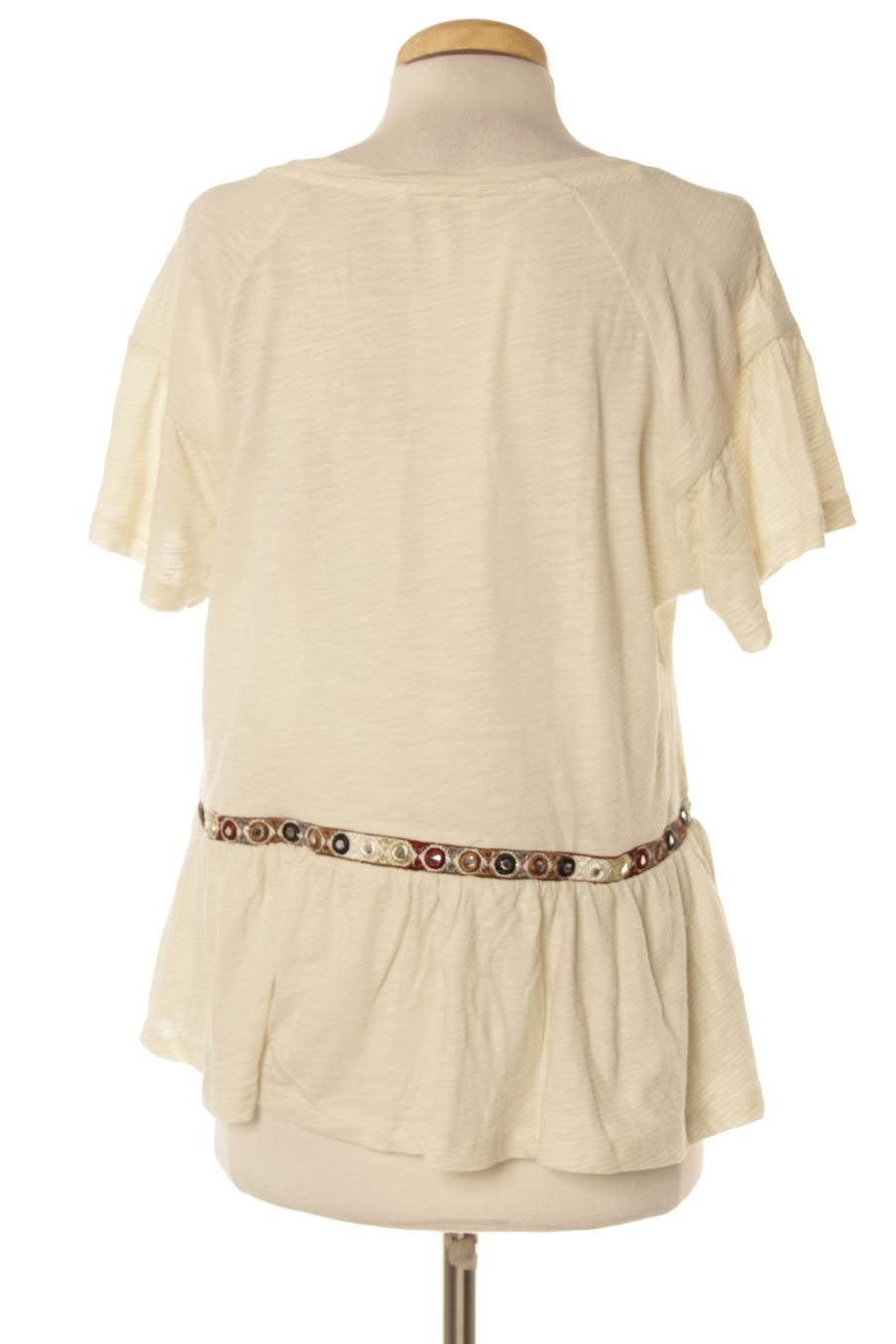 T-shirt Camaieu de la taille L, de couleur beige