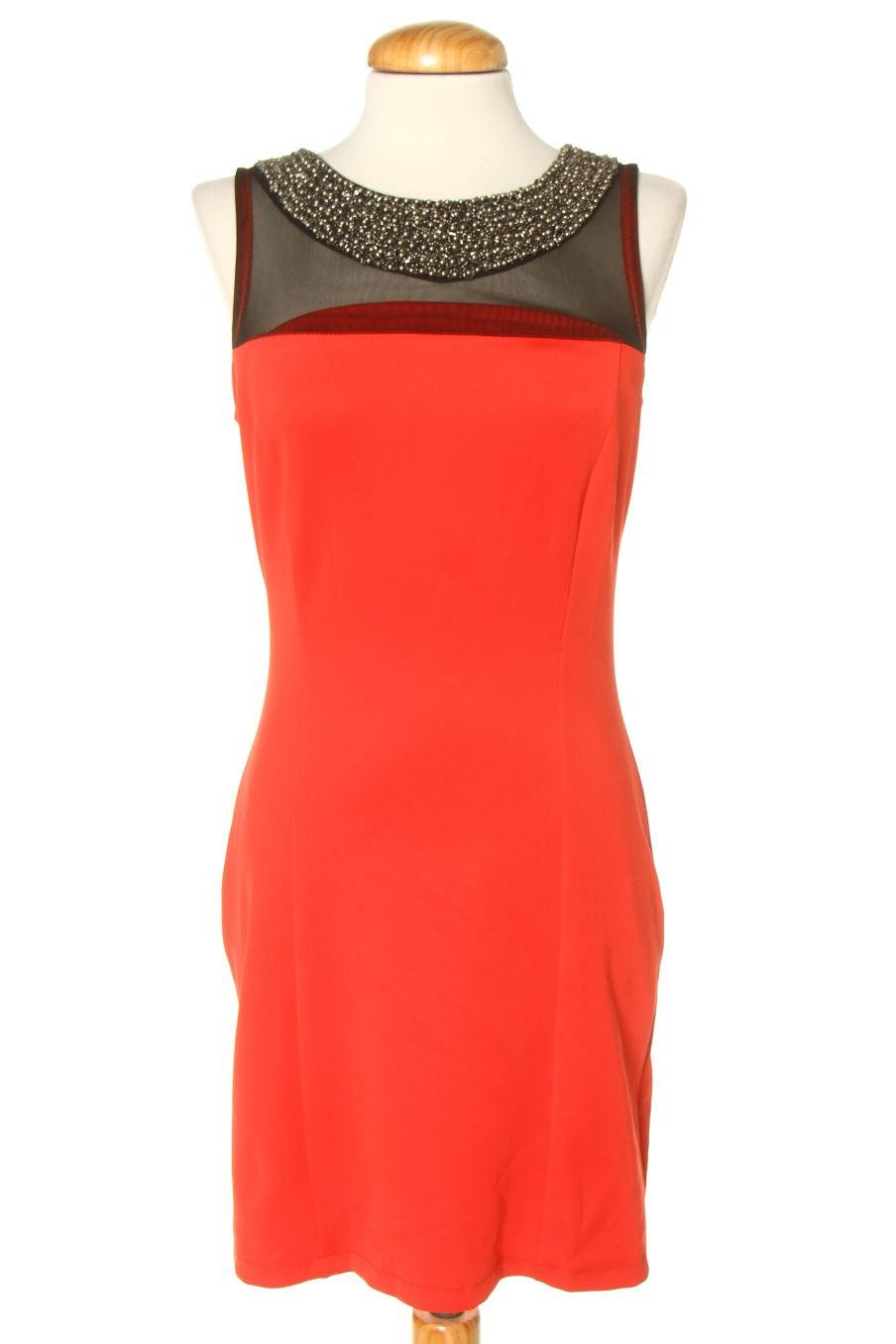 Robe casual Miss Miss de la taille S, de couleur rouge
