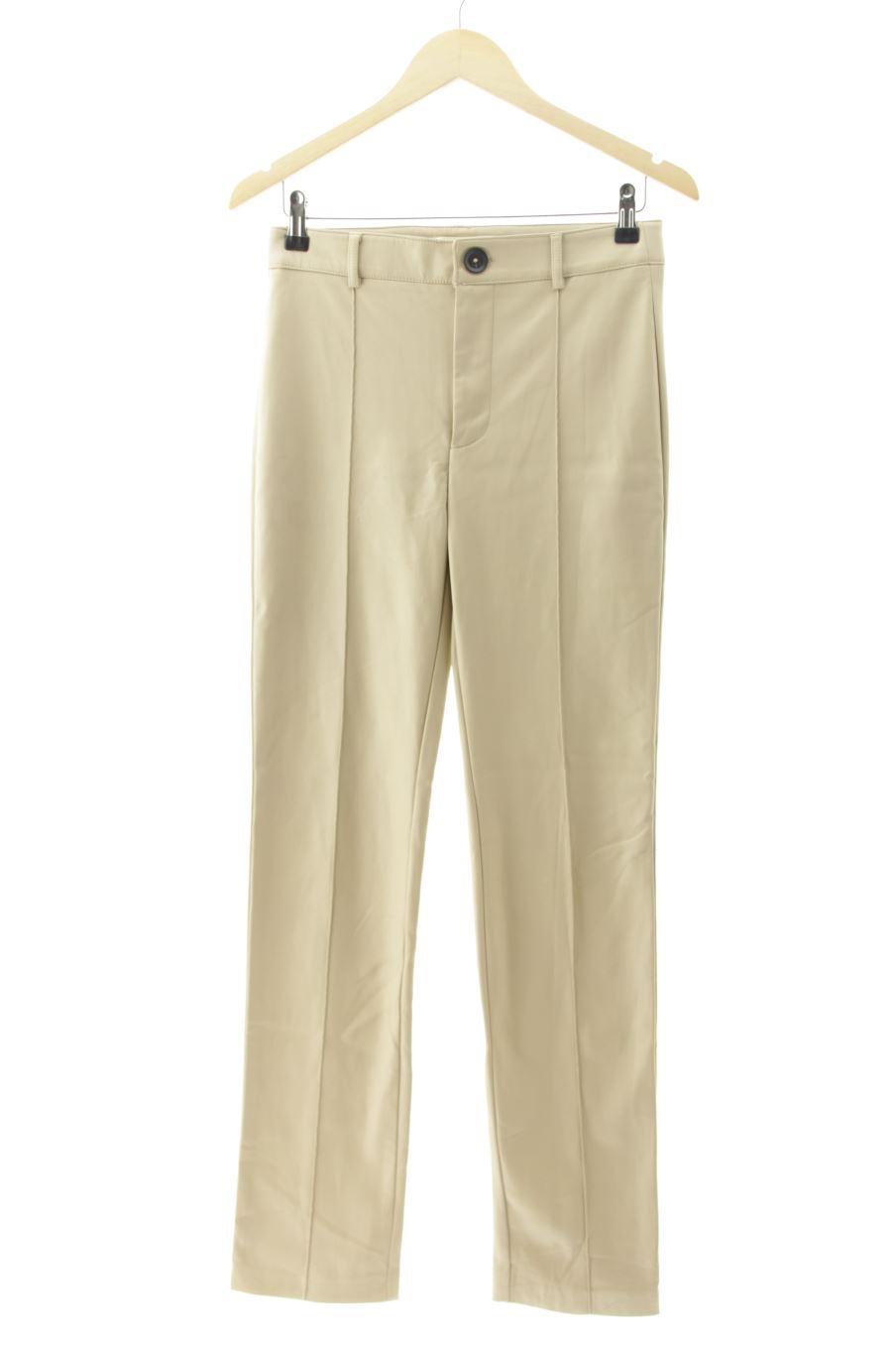 Pantalón de Pull & Bear de la talla M, de color beige de sintético