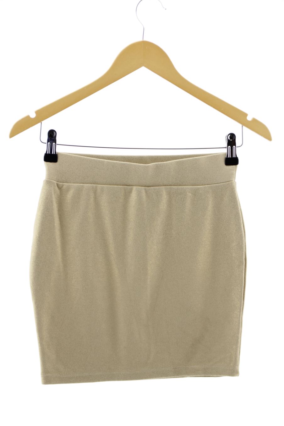 Jupe Pull & Bear de la taille S, de couleur doré
