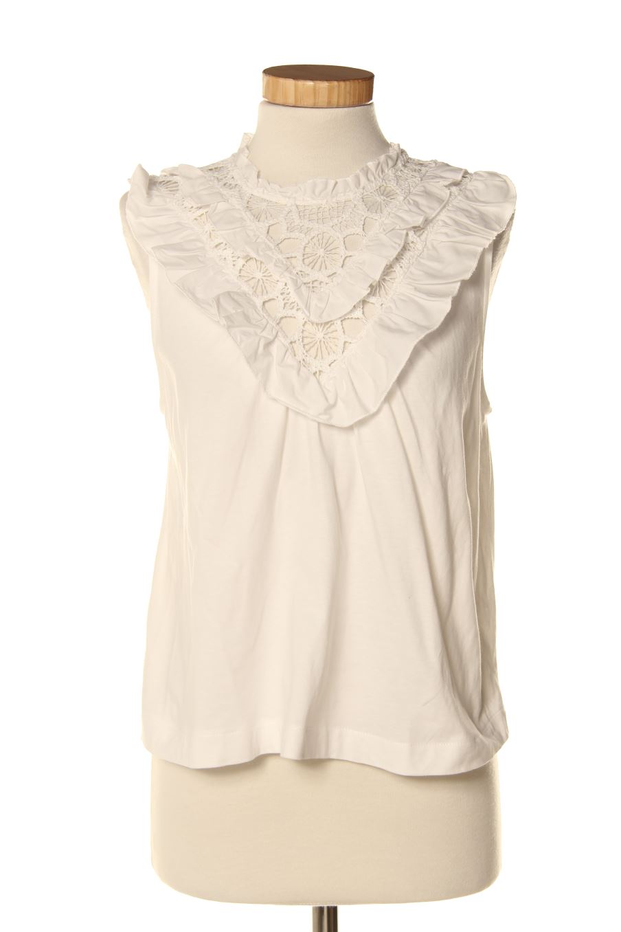 Top Mango de la taille XS, de couleur blanc