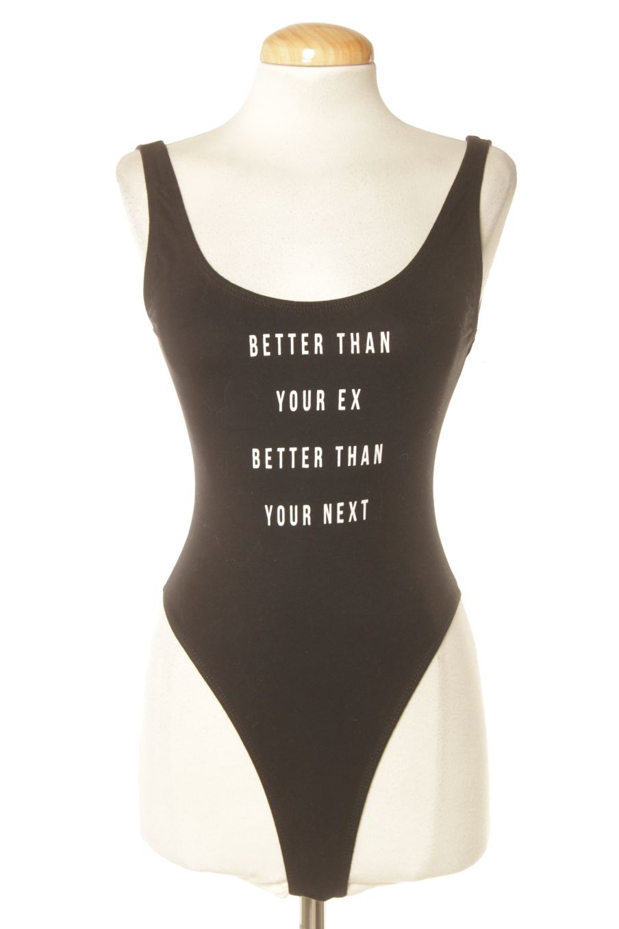 Body de Bershka de la talla XS, de color negro